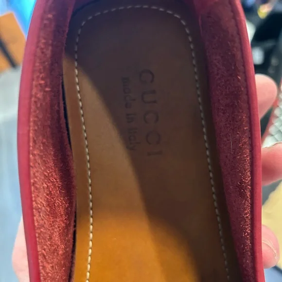 Gucci Men's Bold Red Loafers - Picture 8 of 16